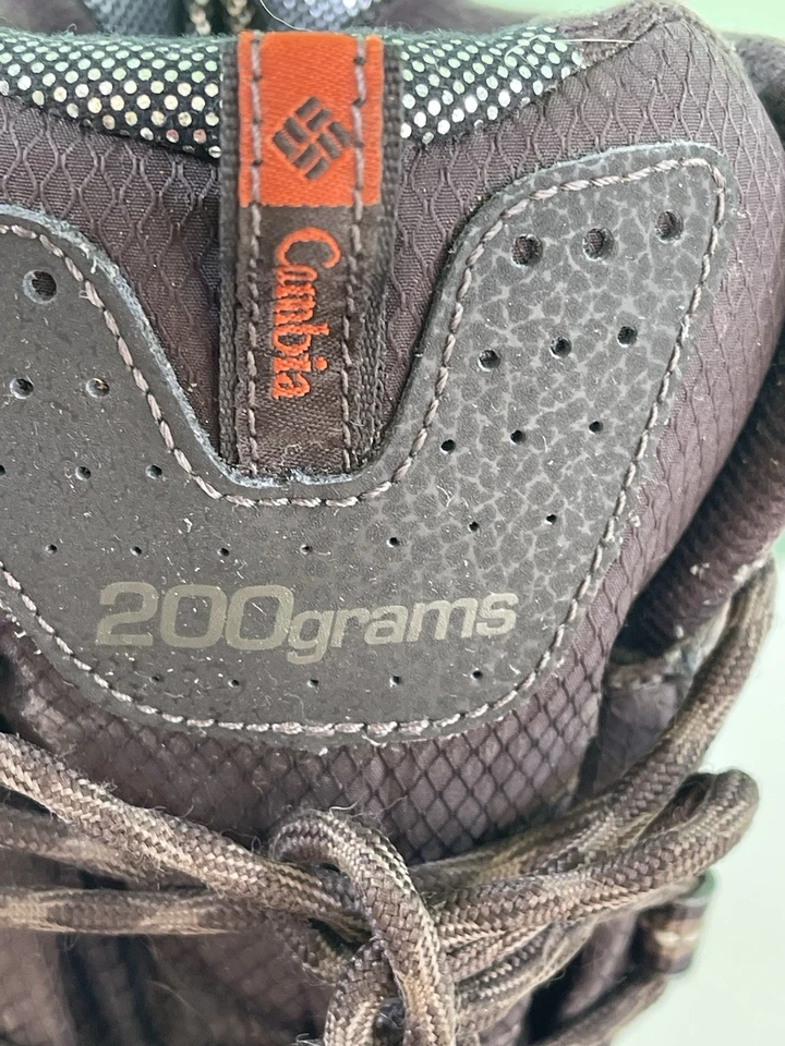 COLUMBIA OMNI TECH 200GM Insulated Hiking Boots - Mens Size 10.5 Brown - Image 4 of 4