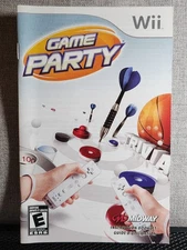 Game Party Instruction Booklet - Manual Only - Nintendo Wii