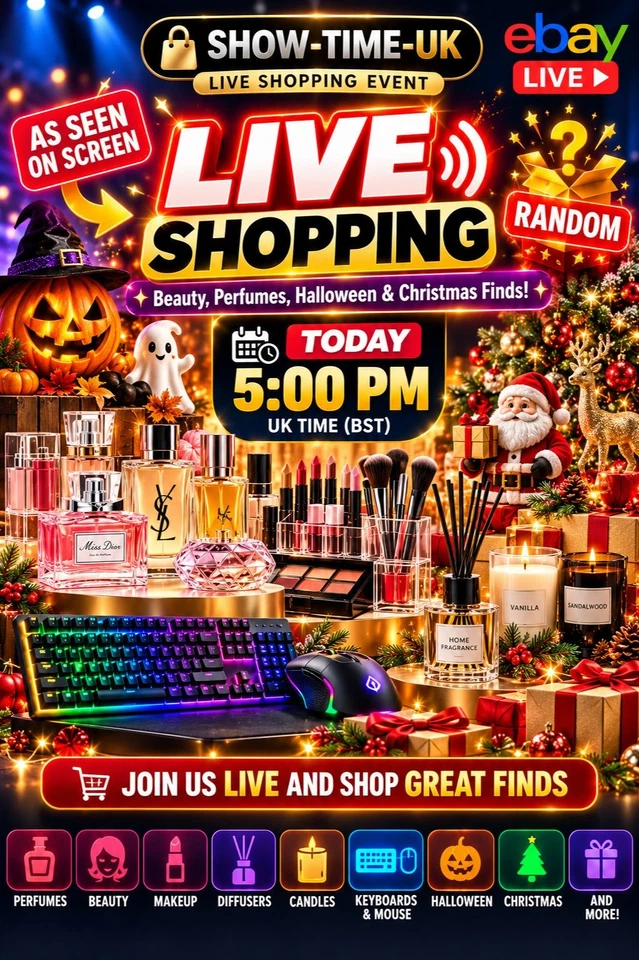 🔥 SHOWTIME UK LIVE | Beauty, Home, Halloween & Christmas Finds! 🎁