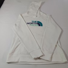 The North Face Women's White Hoodie Hooded Sweatshirt Pullover Size Large