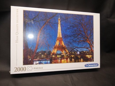 NEW SEALED - HIGH QUALITY CLEMENTONI FRANCE EIFEL TOWER 2000 piece PUZZLE