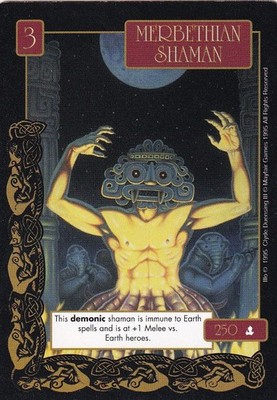 Merbethian Shaman - FAD Base Set - Fantasy Adventures CCG