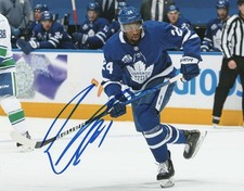 WAYNE SIMMONDS TORONTO MAPLE LEAFS AUTOGRAPHED SIGNED 8X10 PHOTO - NHL