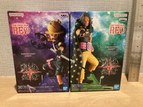 New! One Piece Usopp & Yasopp Senkou Zekkei  Figure Bandai Japan Original