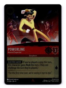 Powerline - Musical Superstar 117/204 [Rare Foil] Lorcana Fabled NM