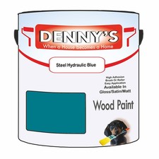 Dennys Wood Fence Paint - Steel Hydraulic Blue