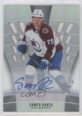 2021 SP Game Used Edition Purity Rookies 23/49 Sampo Ranta Rookie Auto RC 02hk