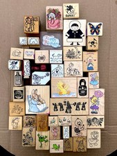 Rubber Stamps 44 Count Wood Mount