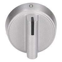 Easypart Passend FüR 9070451 Amica 1000050189-099 Passend FüR Drehknopf Silber