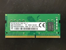 KINGSTON 8GB DDR4 1RX8 PC4-2666-SA1-11 LAPTOP RAM MEMORY - GREEN