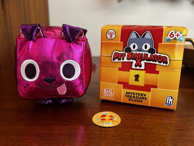 Pet Simulator X Mystery Treasure Plush Dark Matter Dog & Epic DLC Code