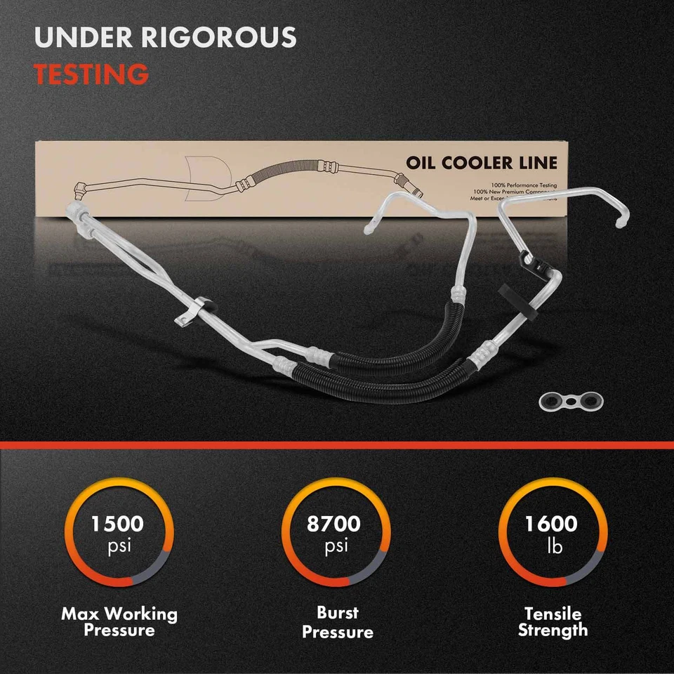 Conjunto de manguera de enfriador de aceite de motor para Chevrolet Astro GMC Safari 1996-2005 V6 3,4 L Foto 3 de 4