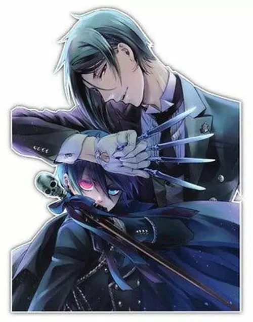 Kuroshitsuji Ciel Phantomhive Shieru Black Butler Anime Car Window Sticker  002