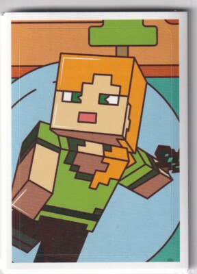 Panini Minecraft Treasure Sticker 2021 Nr. 163 Art out of the Cube Nether Alex