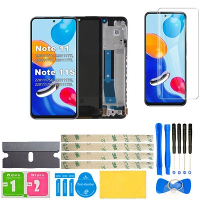 For Xiaomi Redmi Note 11 LCD Display Touch Screen Digitizer Assembly Replacement
