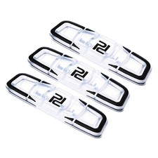 Tennis Racket Vibration Dampener, 3 Pack Racquet Shock Absorber, Black