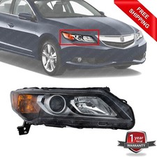 Headlight Assembly Halogen Passenger Side For 2013-2015 Acura Ilx