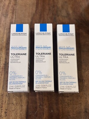 3-La Roche Posay Toleriane Ultra Soothing Repair 2ml/.06 fl oz Sample Trave Size