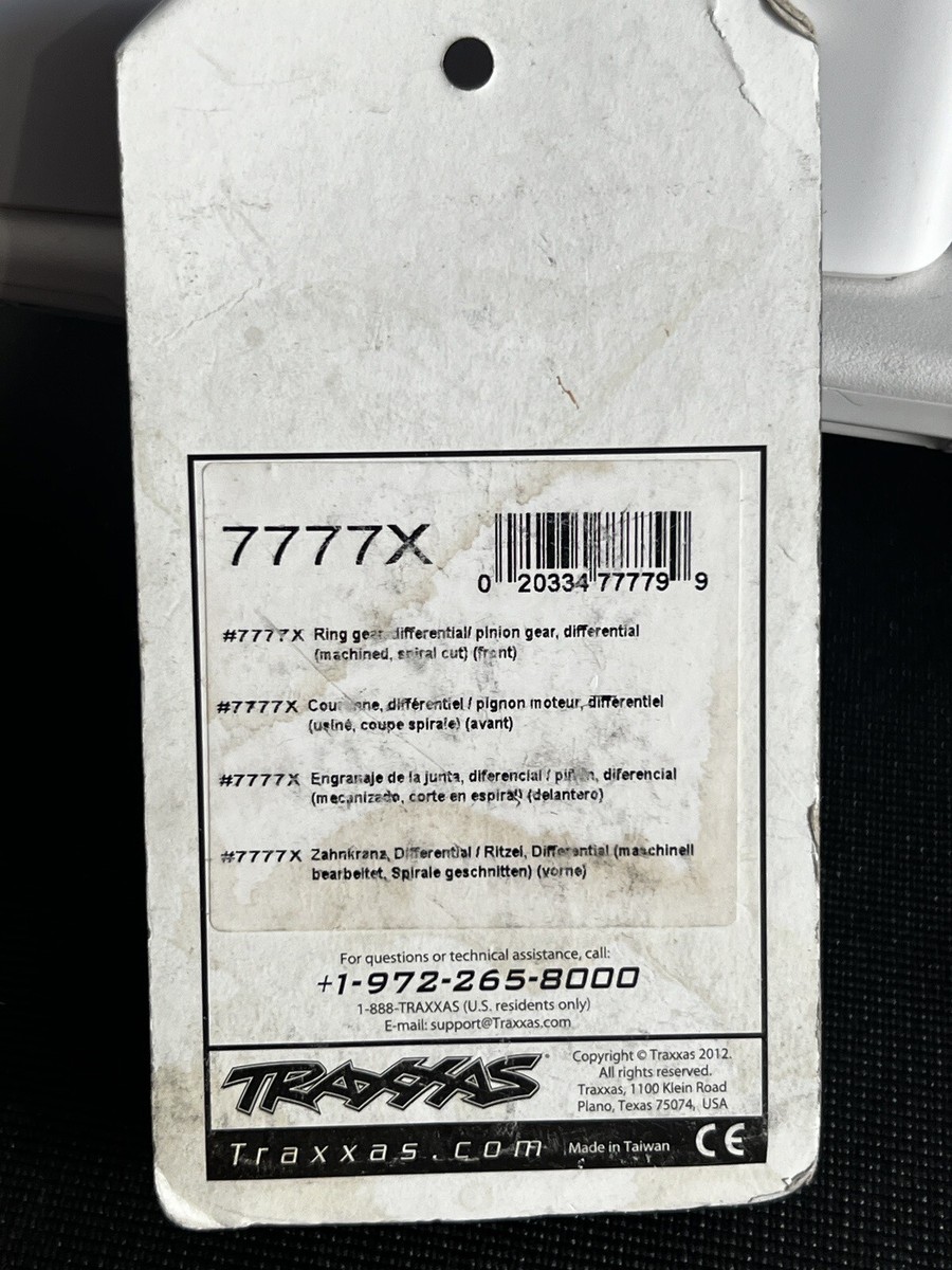Traxxas 7777X Ring gear differential/pinion gear Front | eBay