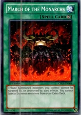 March Of The Monarchs CBLZ-EN064 Yu-Gi-Oh! 1st Edition Light Play