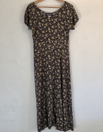 Vintage 90s All That Jazz Floral Dress 