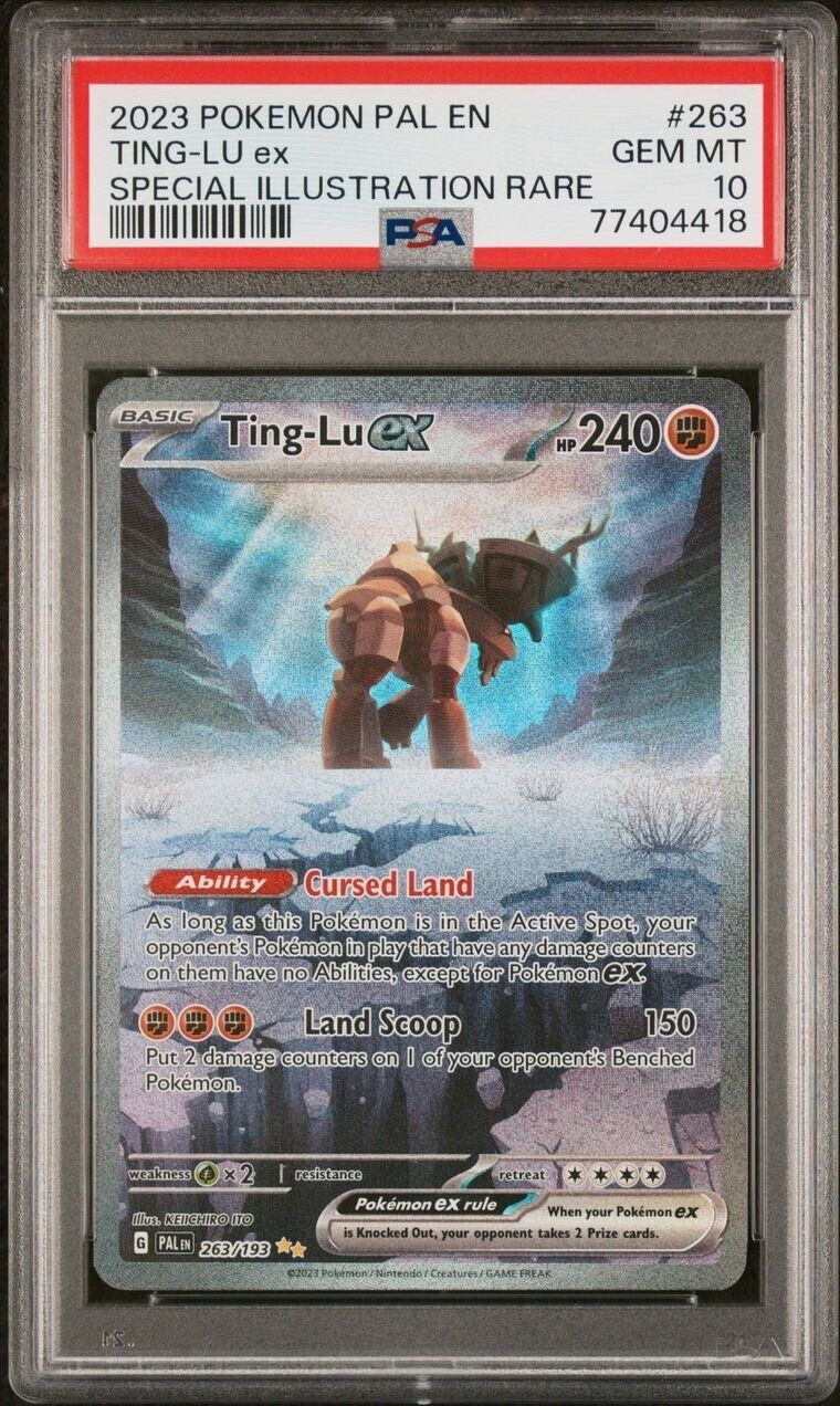 Ting-Lu ex Gold Evoluzioni a paldea - Vinted