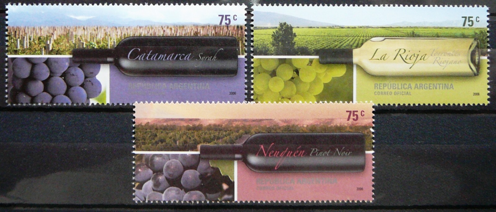 Argentina Stamps - Grapes, Wines and Vineyards_2006 - MNH.