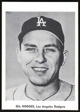 1960 Jay Publishing L.A. Dodgers Picture Pack Baseball Gil Hodges JP312