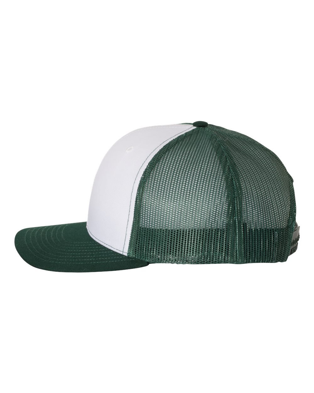 White/Dark Green