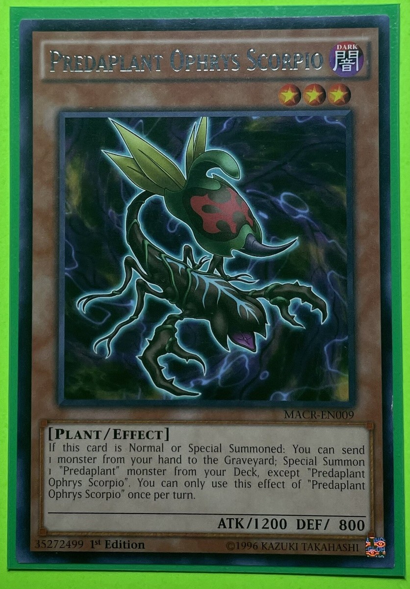 Predaplant Ophrys Scorpio MACR-EN009 - NM - Rare - 1st Edition