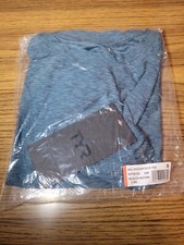 TYR Men's Solid Airtec Tee Majolica Heather Size Small