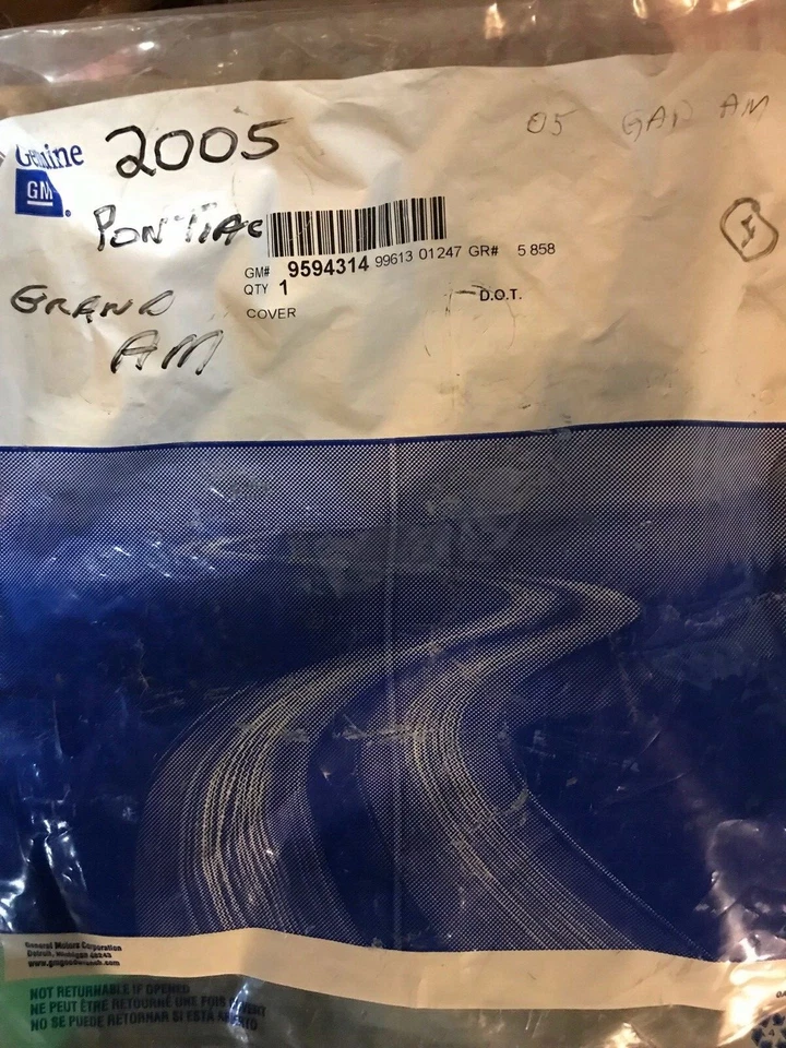 TAPAS CENTRALES PONTIAC 2005 GRAND AM NOS GM#9594314 / 9593499 1 JUEGO DE 4 Foto 2 de 4