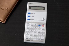 SANYO CX7250H Calcolatrice Pedo Meter Maratona Calcolatrice Retrò