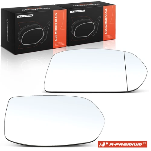 A-Premium 2x Mirror Glass with Manual Adjust for Honda CR-V 2012-2016 HR-V 16-18