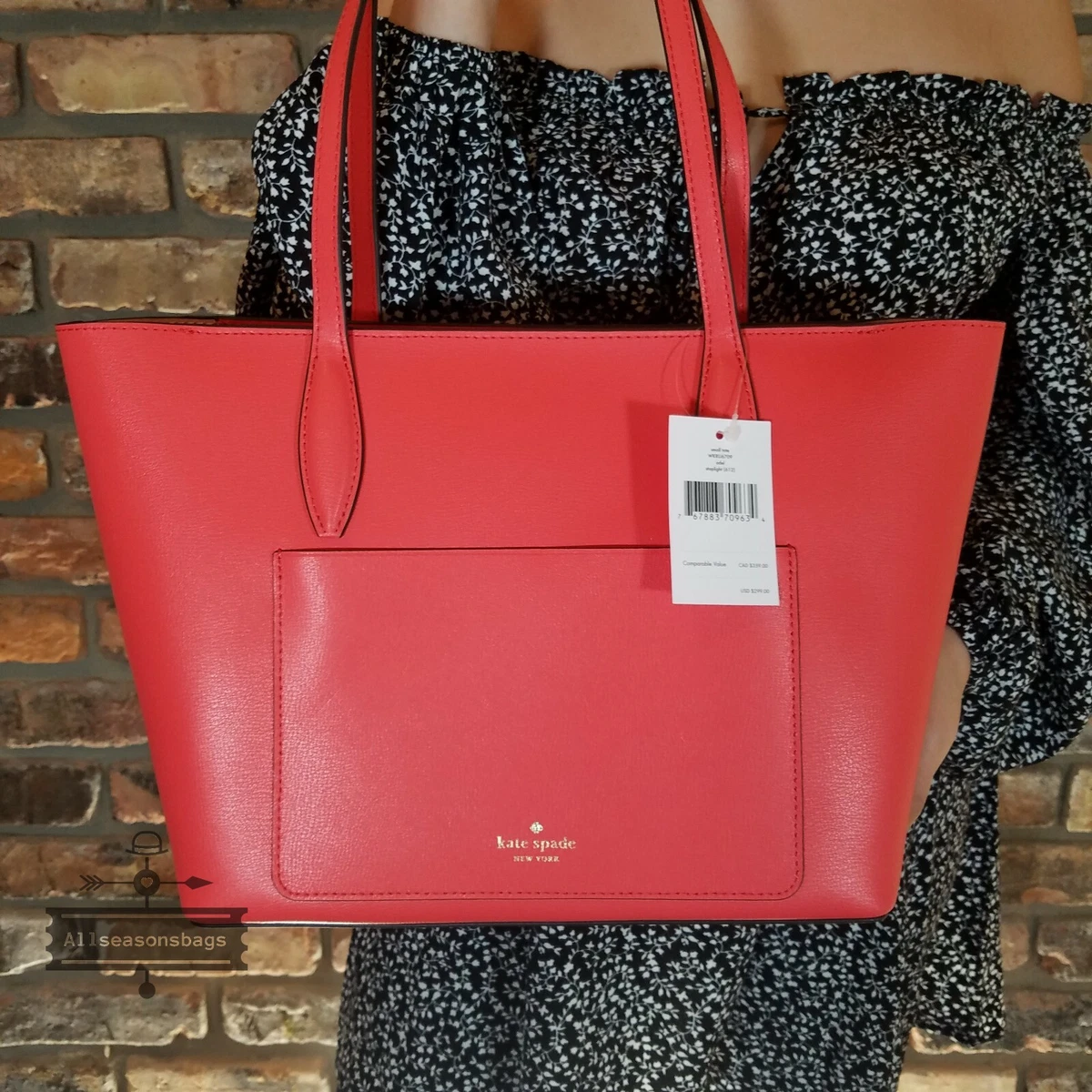 Kate Spade New York Women's Tote Bags - Red