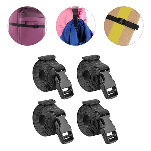 4 Pcs Bungee Cords Luggage Roof Strap Camping Fasteners for Pickup Trucks - Picture 4 of 5