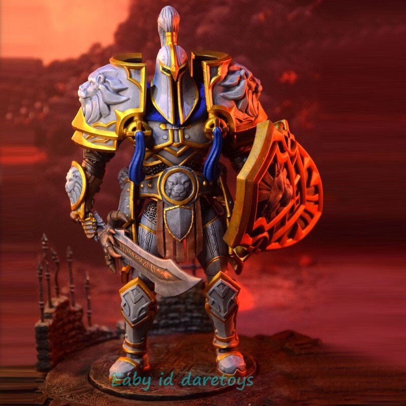 WOW The Alliance King of Stormwind Footman Action Figure Model