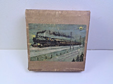 Antico: Set elettrico The Bing Miniature Railroad System. Solo scatola e binario