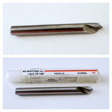 (2) YG1 NC Spotting Drill 8% Cobalt M42 3/8" 90° 0241L & 1/4" 90° 0161L