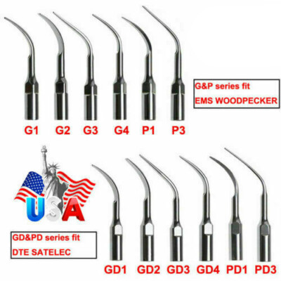 5 pieces Dental Ultrasonic Piezo Scaler Tips Fit Woodpecker EMS/DTE SATELEC OR