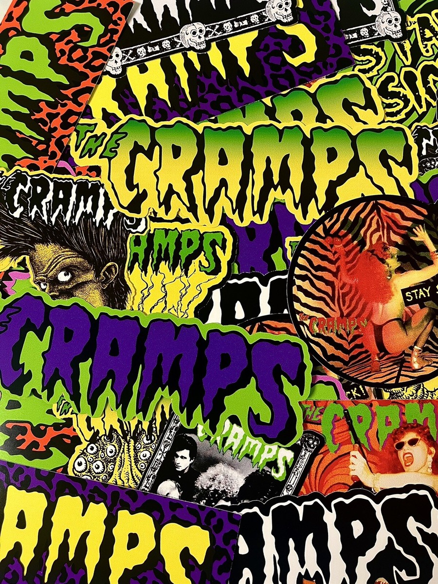 The Cramps Sticker Pack - Punk Rock Stick Pack - Rock N Roll