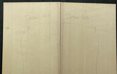 ECO-FRIENDLY TONEWOOD, SALVAGED SITKA SPRUCE GUITAR TOP, AAA FOR DREADNAUGHT 16" - Picture 2 of 4