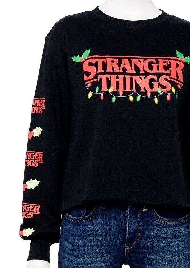 Stranger Things Sweatshirt Shirt Juniors S M L XXL 2X Season 4