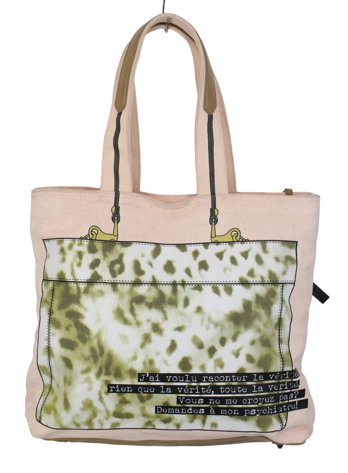 Mia F Bag Women's One Size Pattern Tote Bag Double Handles Snap Button - Image 4 of 4