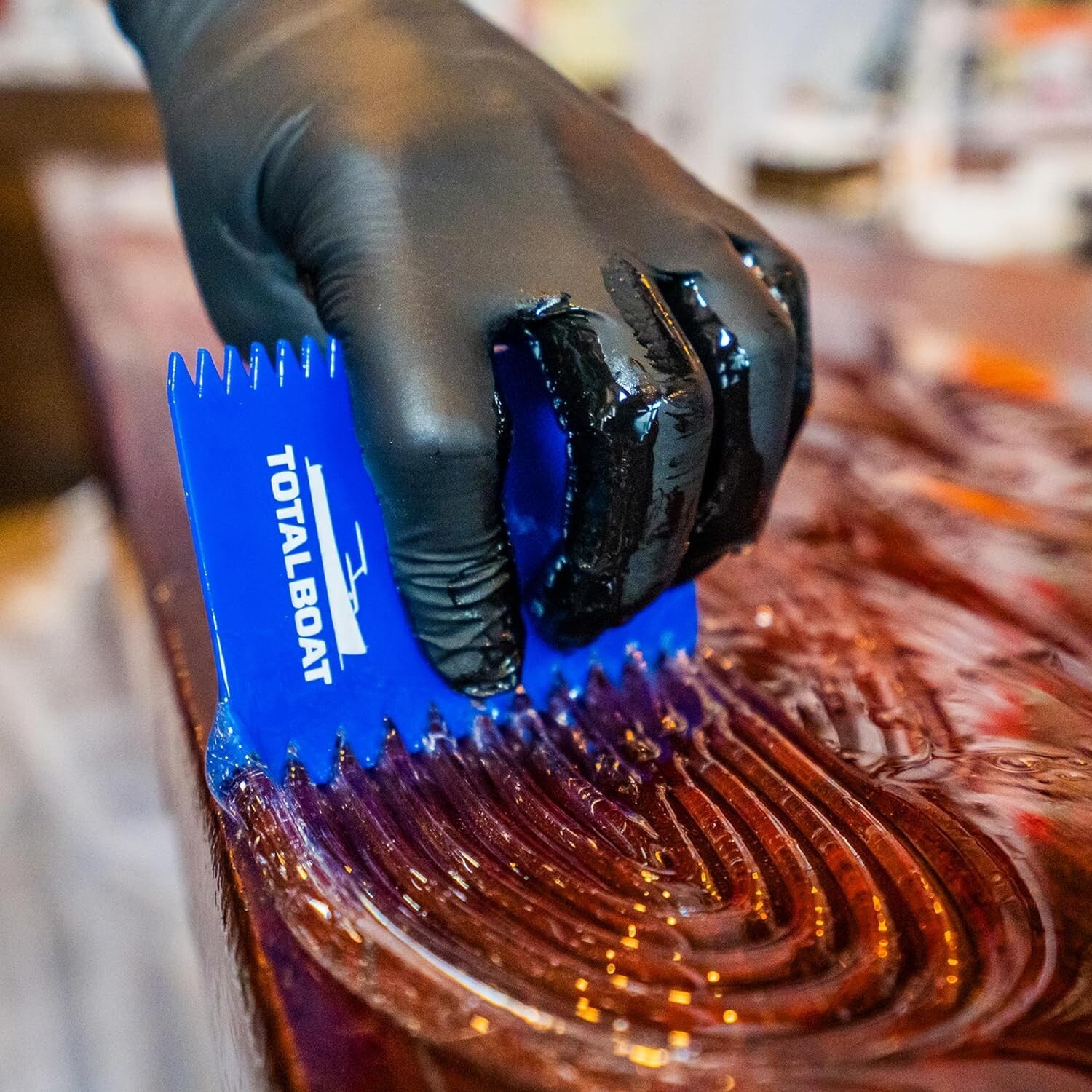 Table Top Epoxy Resin Kit - 1 Gallon Crystal Clear Epoxy with High Gloss & Se...