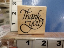 Thank you Stampendous saying RUBBER STAMP 6g