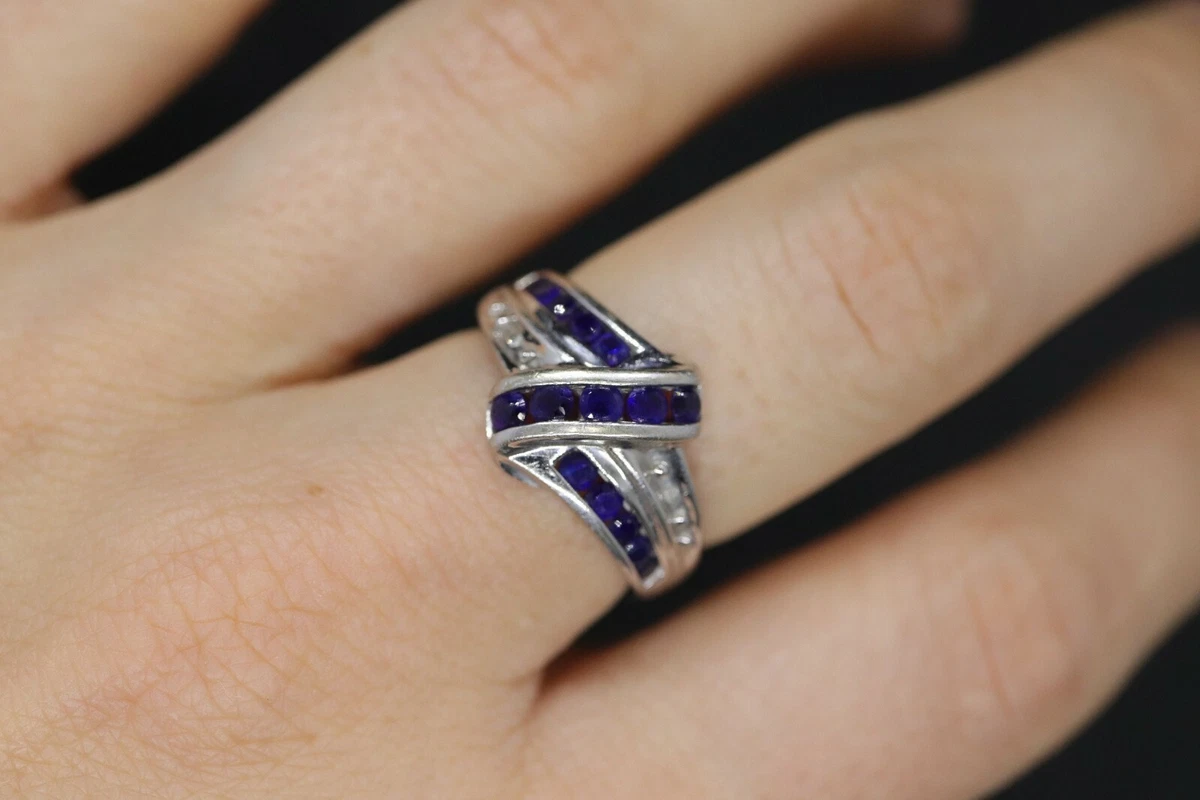 10k thl on sale sapphire ring