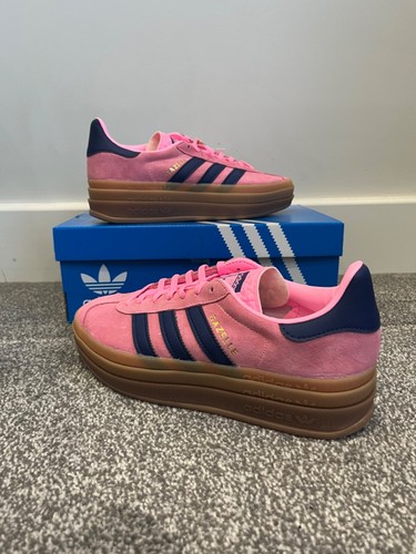 Adidas Gazelle Bold Pink Glow Victory Blue Gum (New in Box) Multiple Sizes | eBay