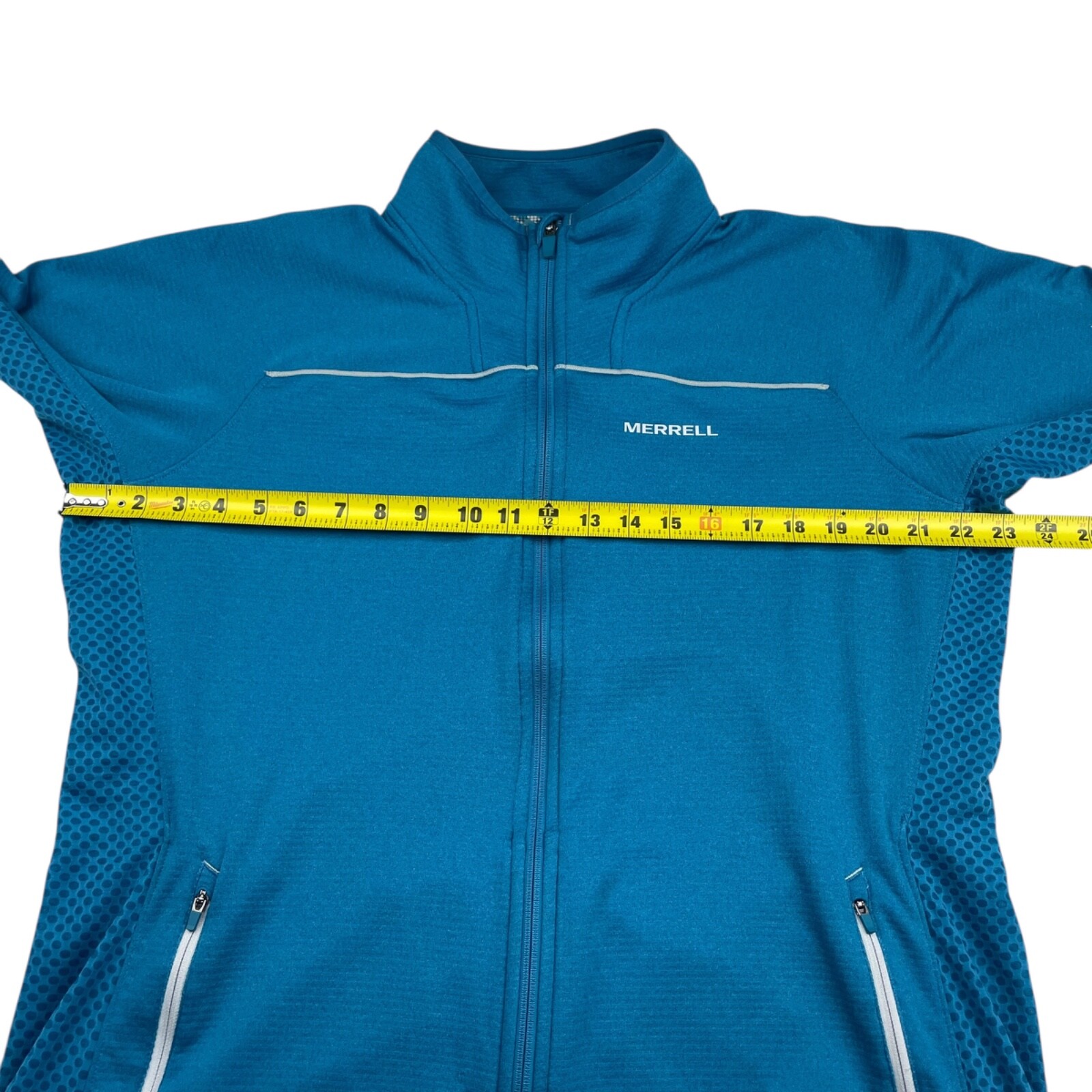 Merrell Men's Self Regulate Full Zip Jacket Teal … - image 8