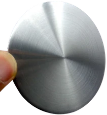 4x Silver Wheel Center Hub Cap Sticker Decal 2.55" / 65mm DOME SHAPE Auto Car